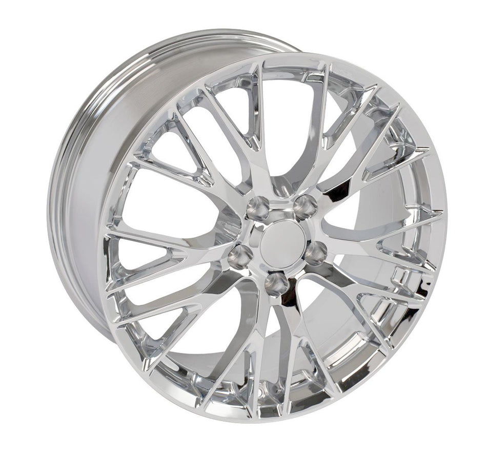 C7 Corvette Wheels in Chrome plated finish