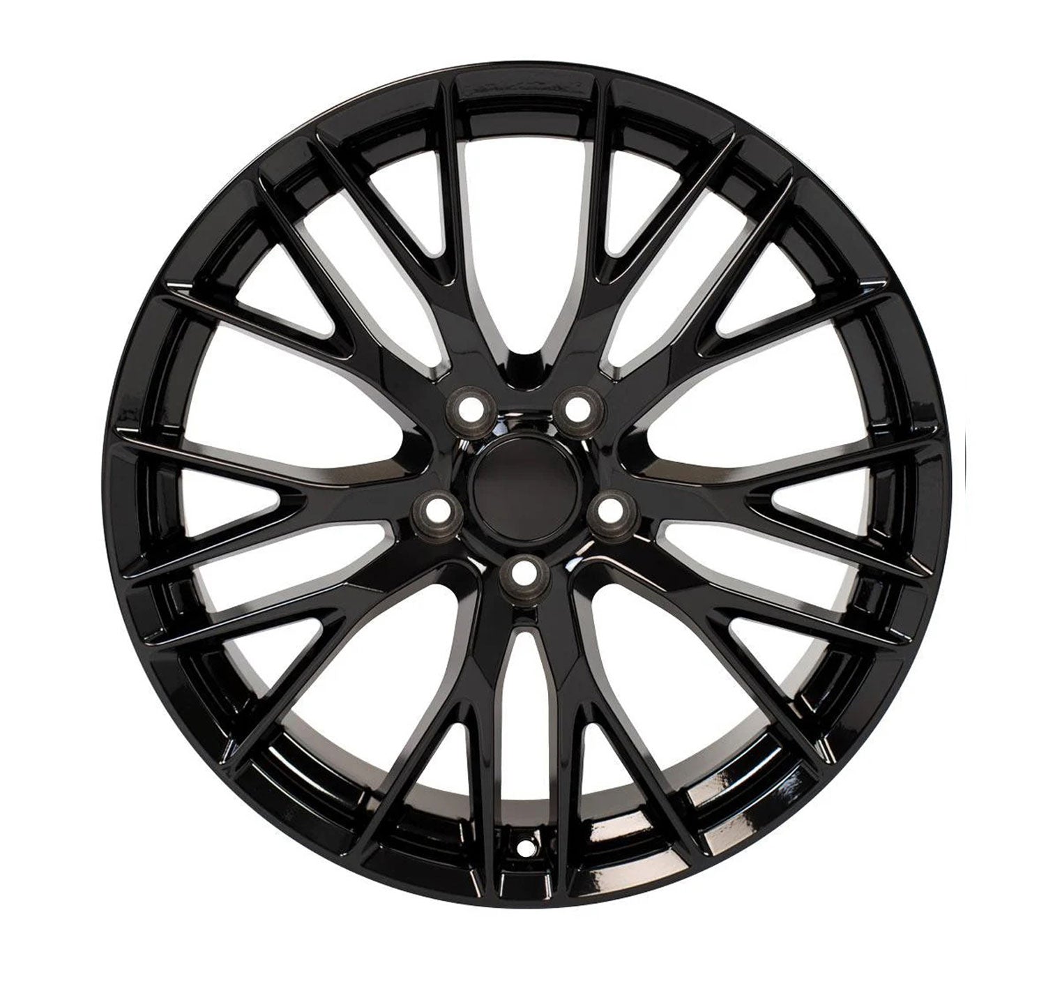 C7 Corvette Wheels in gloss black for the Stingray by Rev Dynamics