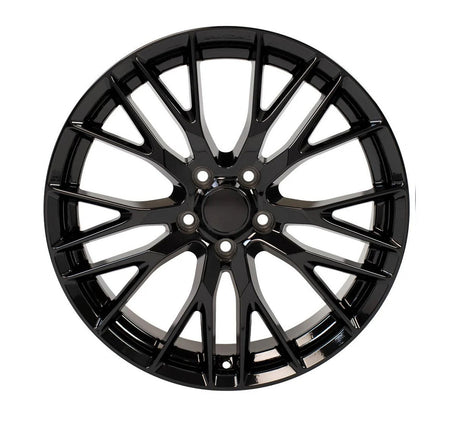C7 Corvette Wheels in gloss black for the Stingray by Rev Dynamics