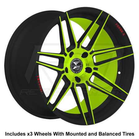 Ferrada F8-FR6 Forged Slingshot 20" Wheel and Tire Package - Rev Dynamics