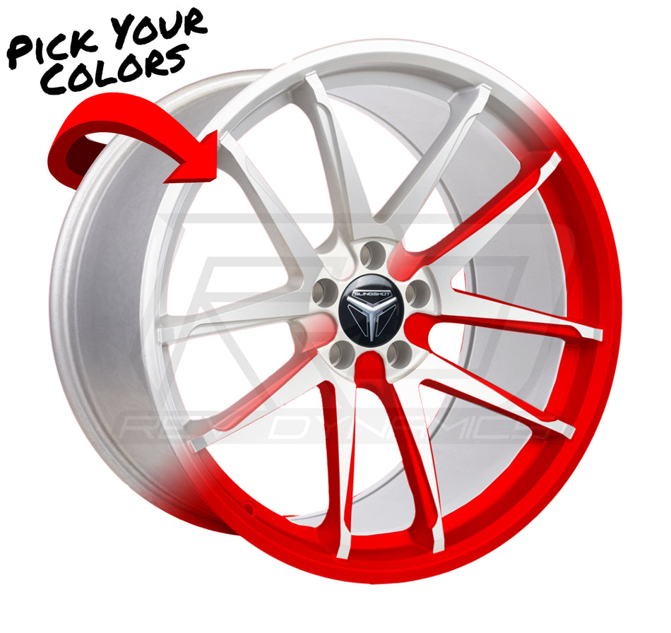 Polaris Slingshot 18" Front and 20" Rear Wheel Powder Coating Service