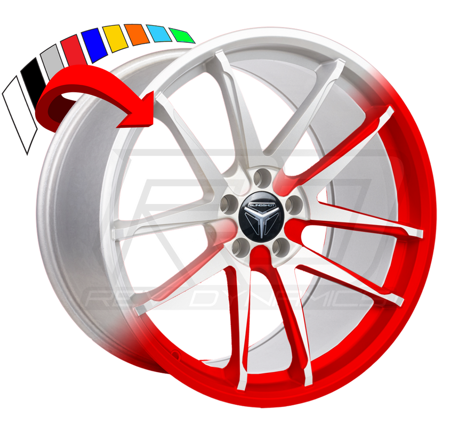 Polaris Slingshot 18" Front and 20" Rear Wheel Powder Coating Service multiple colors