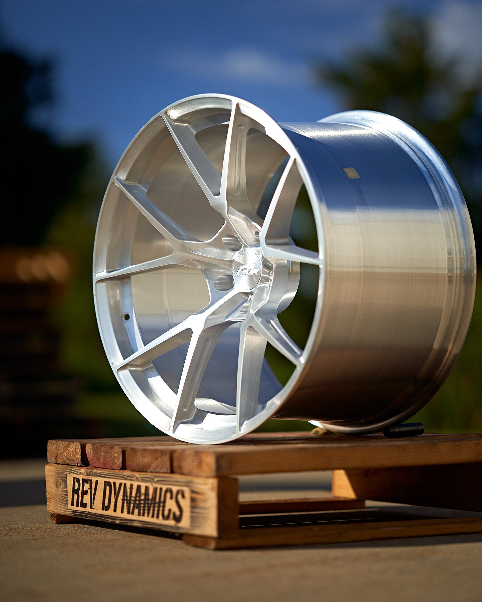 Corvette Z06 E-Ray Forgedlite MC5 Brushed Silver Wheel 21x13 inch tire package