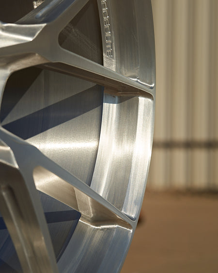 Corvette Z06 E-Ray Forgedlite MC5 Brushed Silver Wheel 21x13 inch tire package