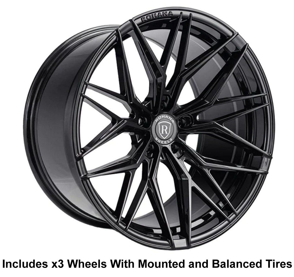 Rohana RFX17 Slingshot 20" Wheel and Tire Package - Rev Dynamics