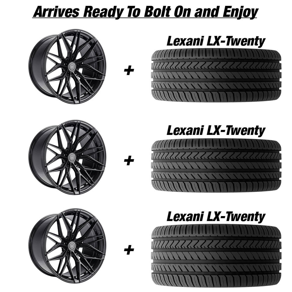 Rohana RFX17 Slingshot 20" Wheel and Tire Package