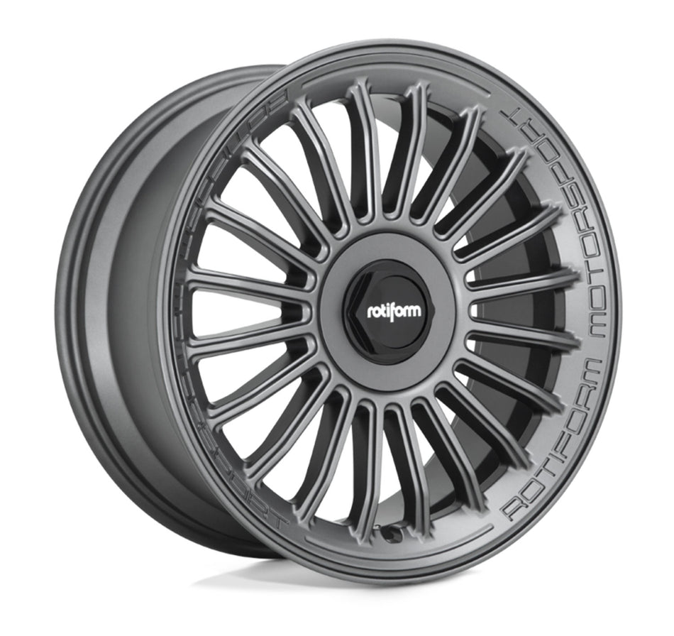 Rotiform BUC-M Tesla Model 3 19" Front and Rear Wheel and Tire Package - Anthracite