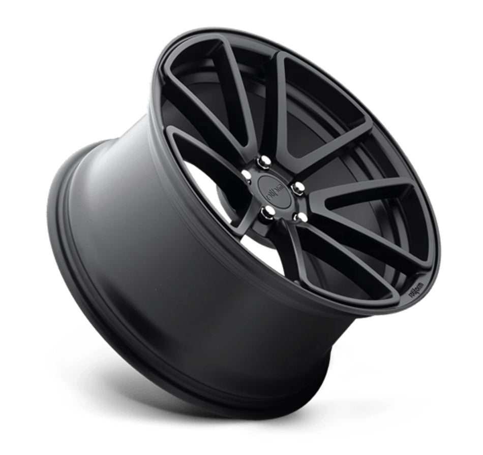 Rotiform SPF Tesla Model 3 19" Front and Rear Wheel and Tire Package - Matte Black