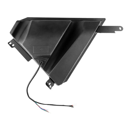 DS18 Polaris Slingshot Front Kick Panel 2 X 6.5" Enclosure with NXL-6/BK and PRO-TW1L - Rev Dynamics