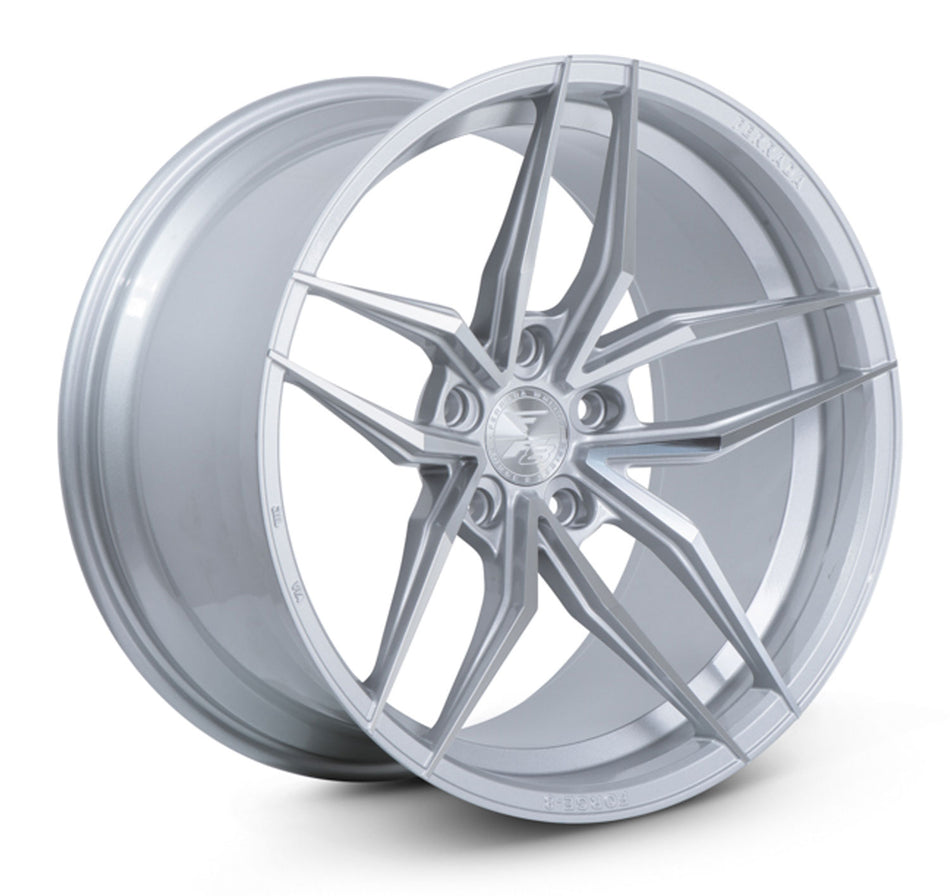 Ferrada FR5 Tesla Model 3 20" Front and Rear Wheel and Tire Package - Machine Silver
