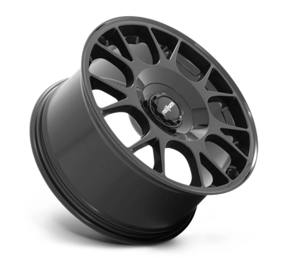 Rotiform TUF-R Tesla Model 3 20" Front and Rear Wheel and Tire Package - Gloss Black