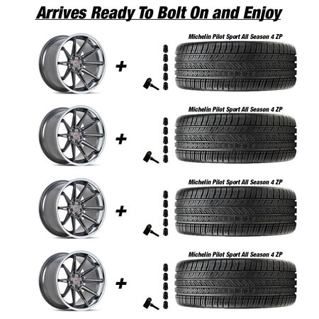 Tesla-Model-3-Ferrada-CM2-Graphite-20in-wheel-and-Michelin-Pilot-Sport-All-Season-4-tire-package