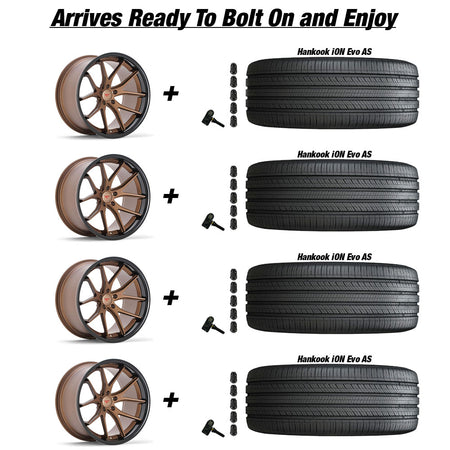 Tesla-Model-3-Ferrada-FR2-Matte-Bronze-20in-wheel-and-Hankook-iON-Evo-AS-tire-package