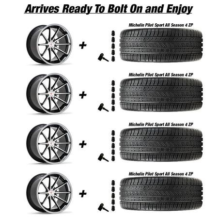 Tesla-Model-3-Ferrada-FR4-Machine-Black-20in-wheel-and-Michelin-Pilot-Sport-All-Season-4-tire-package