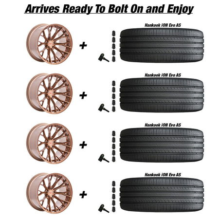 Tesla-Model-3-Ferrada-FR9-Bronze-20in-wheel-and-Hankook-iON-Evo-AS-tire-package