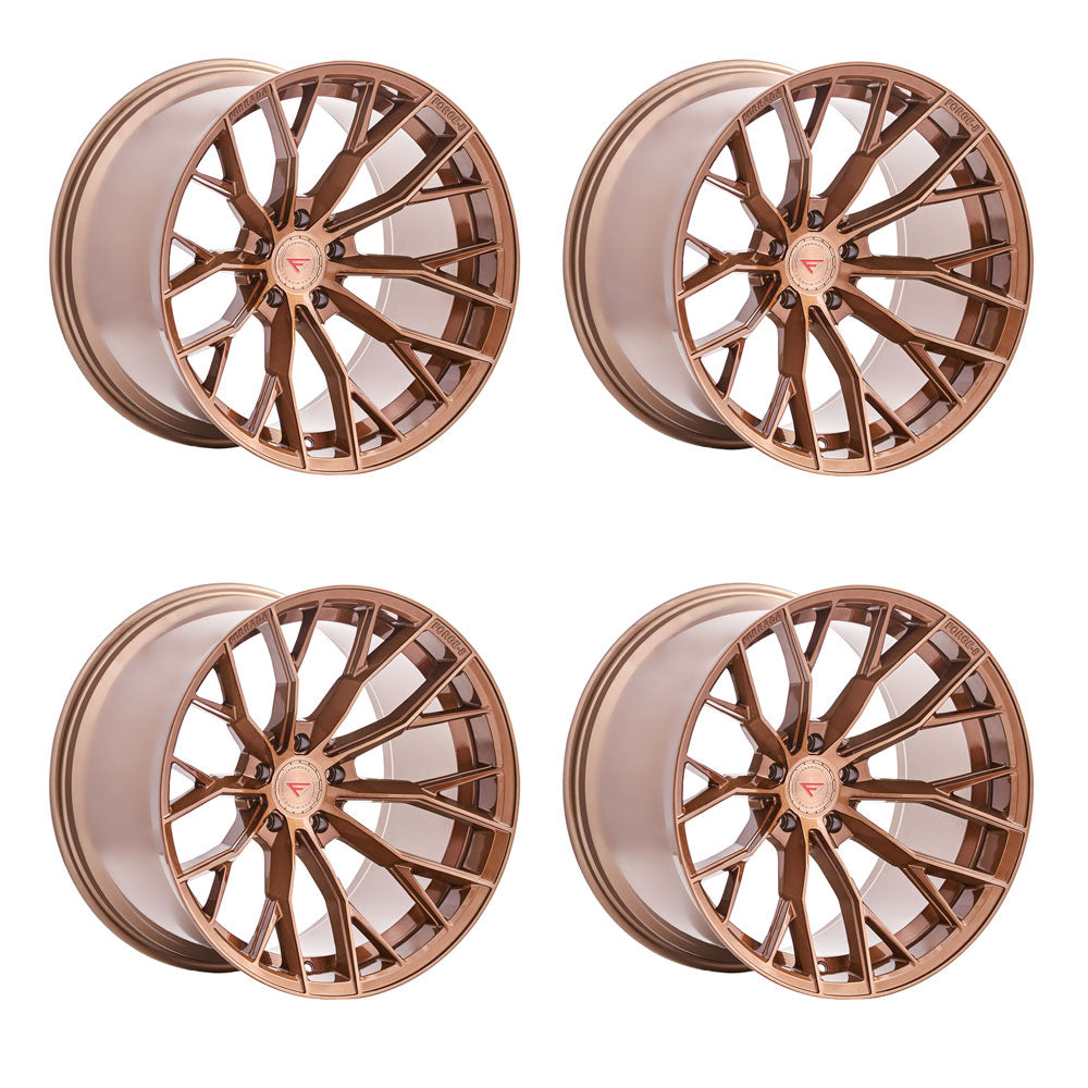 Tesla Model 3 Ferrada FR9 Bronze 20in wheel package