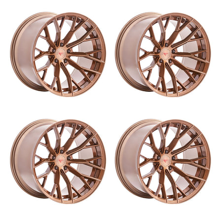 Tesla Model 3 Ferrada FR9 Bronze 20in wheel package