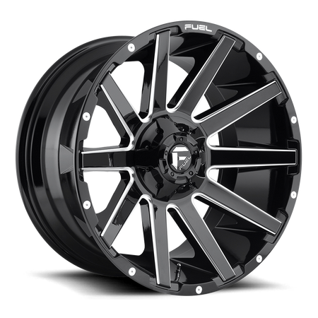 Fuel Contra Jeep Wrangler JL 20" Wheel and 33" Tire Package - Rev Dynamics