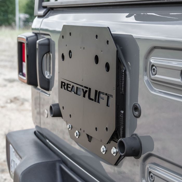 Spare Tire Relocation Bracket - Jeep JL Wrangler 2018-22 - Rev Dynamics