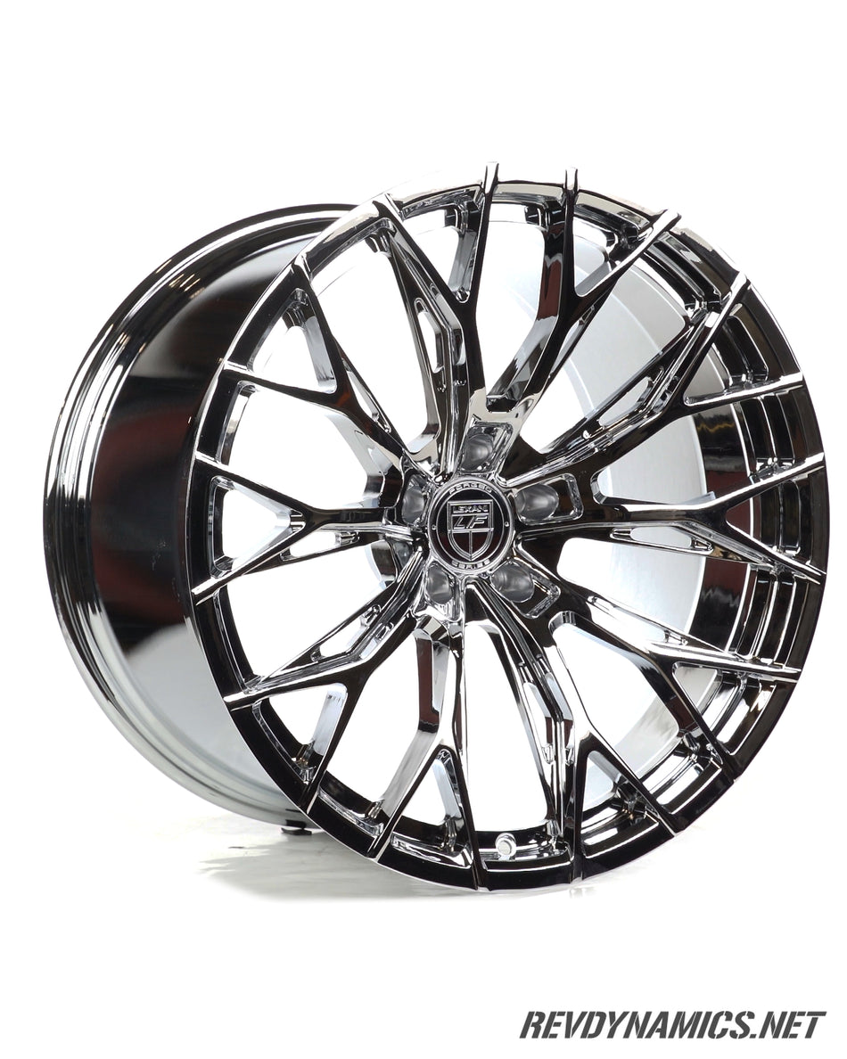 Corvette C8 Z06 E-Ray Chrome Lexani Aries Wheels for ZR1 by Rev Dynamics