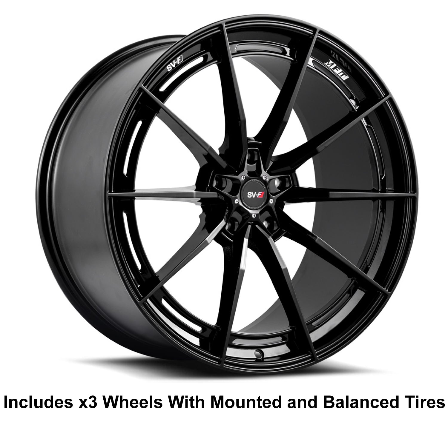 Savini SV-F1 Slingshot 20" (305 Rear) Wheel and Tire Package - Rev Dynamics