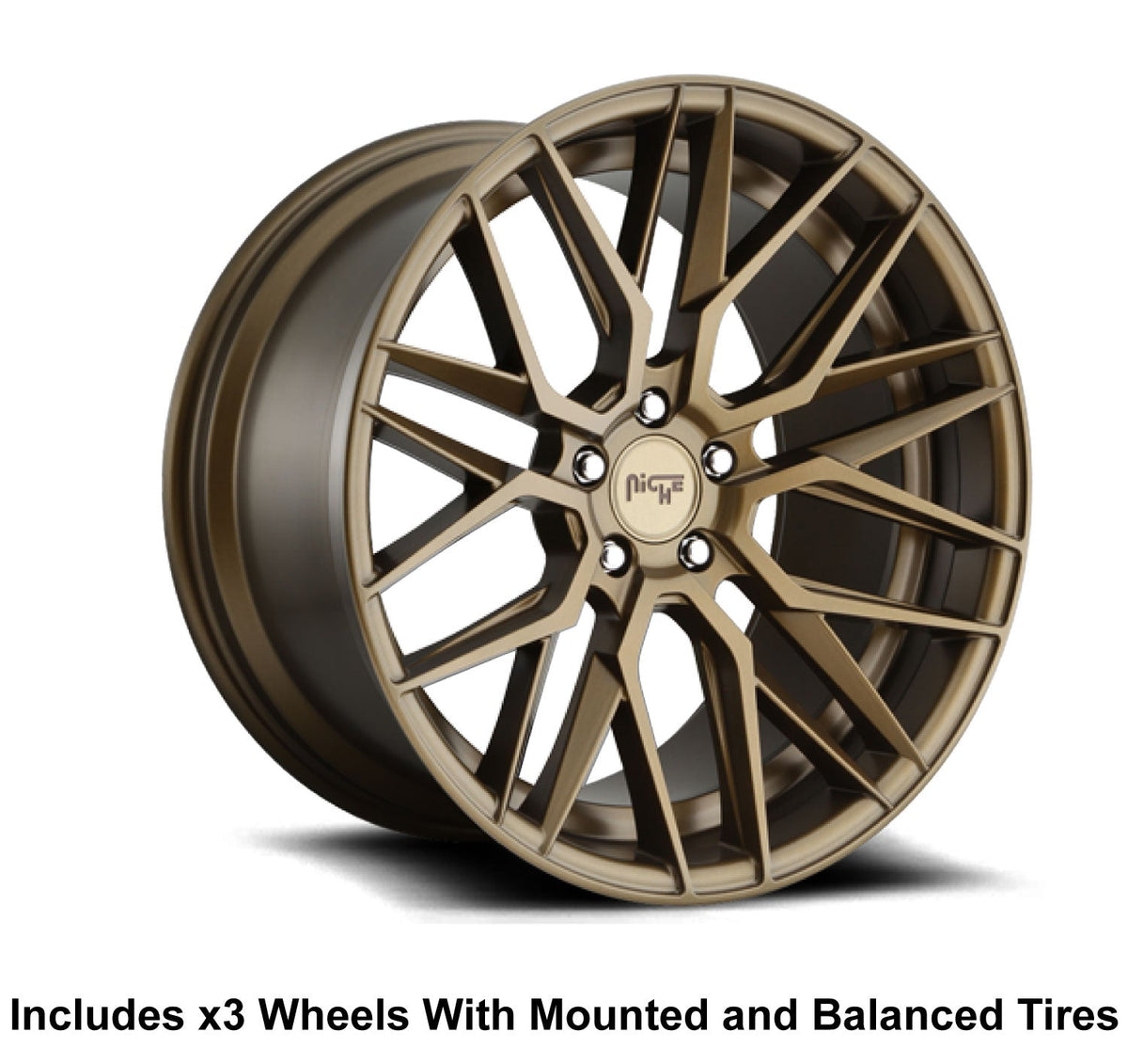 Niche Gamma 20" Slingshot Wheel and Tire Package - Rev Dynamics