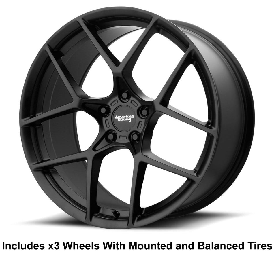 American Racing Crossfire Slingshot 20" Wheel and Tire Package - Rev Dynamics