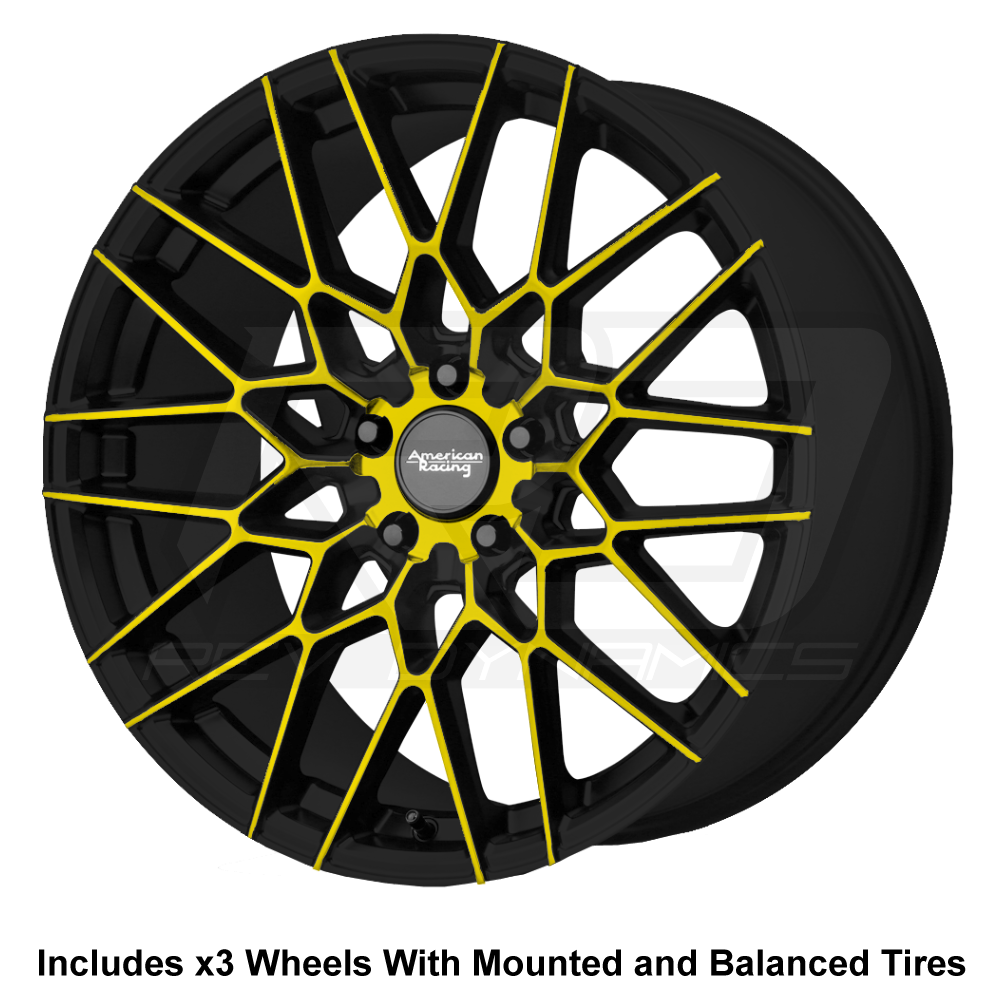 American Racing Barrage Slingshot 20" Wheel and Tire Package - Rev Dynamics