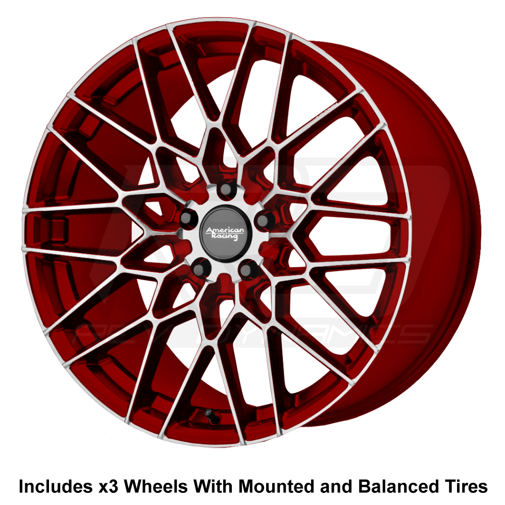 American Racing Barrage Slingshot 20" Wheel and Tire Package - Rev Dynamics