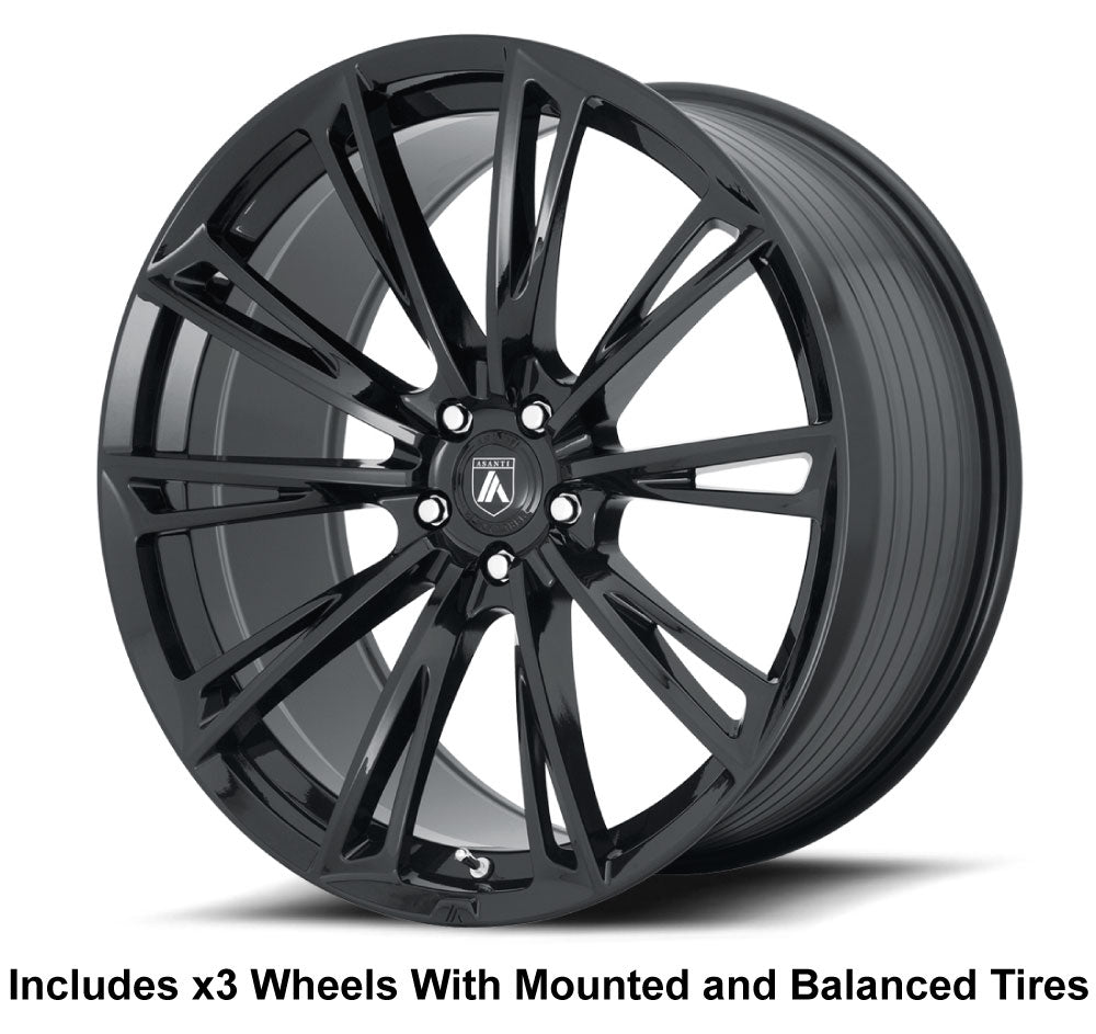 Asanti ABL-30 Slingshot 20" Front 22" Rear Wheel and Tire Package - Rev Dynamics