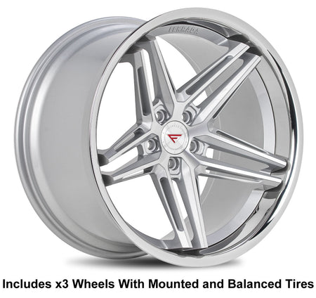 Ferrada CM1 Slingshot 20" Front 22" Rear Wheel and Tire Package - Rev Dynamics