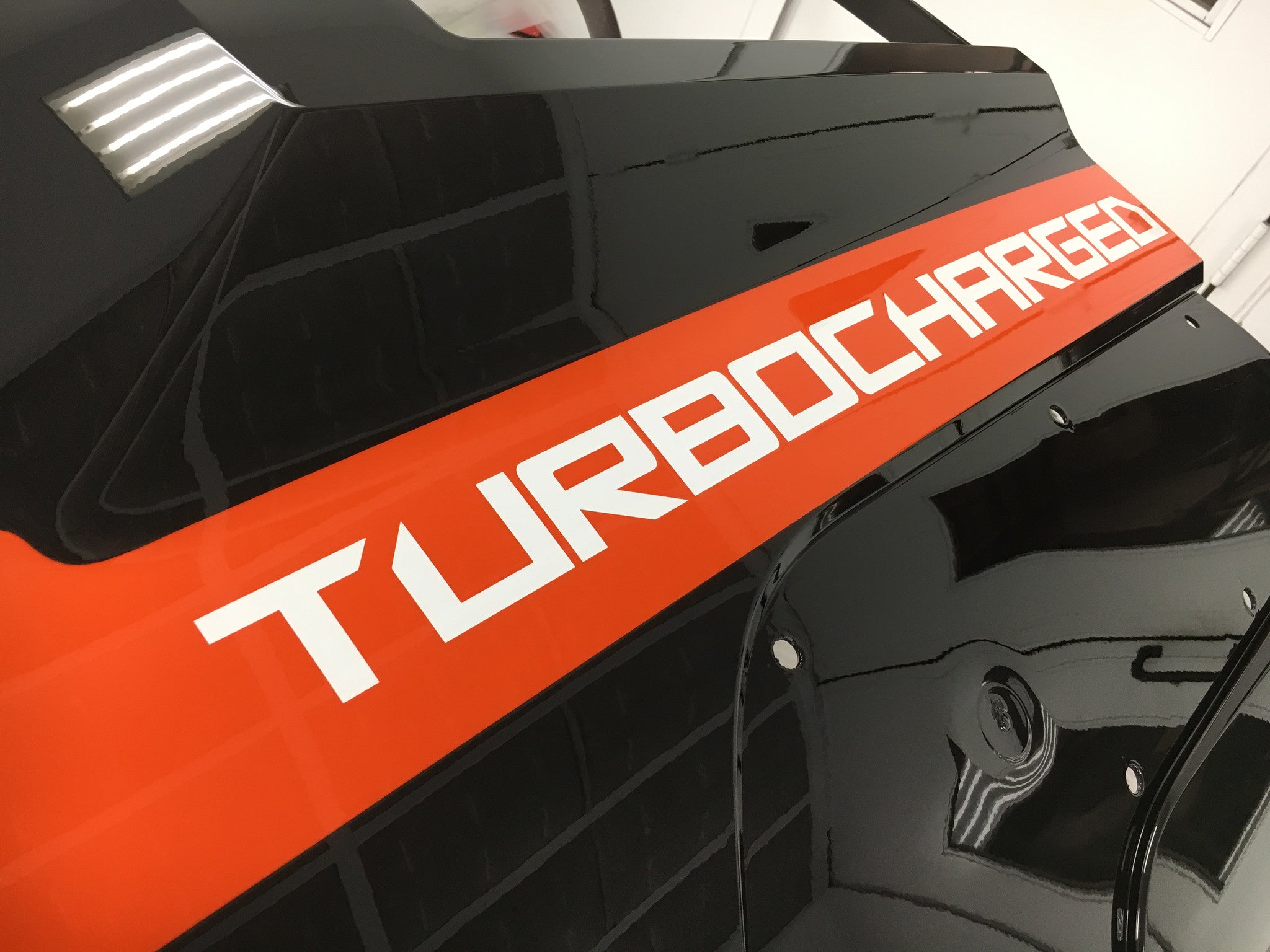 Polaris Slingshot Turbocharged Hood Decals - Rev Dynamics