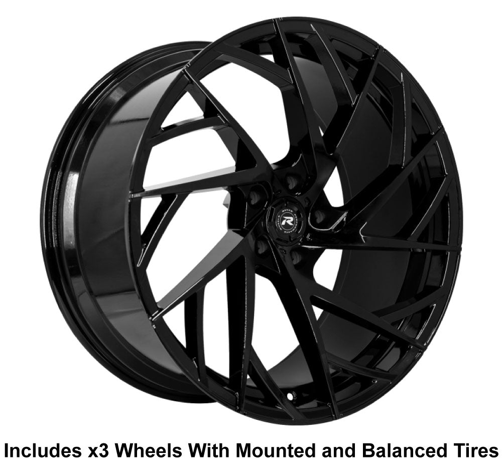 Lexani Renzo Mugello Slingshot 22" Wheel and Tire Package - Rev Dynamics