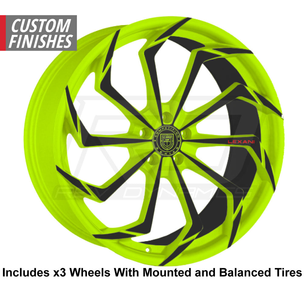 Lexani Static Slingshot 20" Wheel and Tire Package - Rev Dynamics