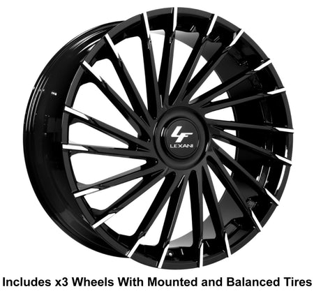 Lexani Wraith XL Slingshot 22" Wheel and Tire Package - Rev Dynamics