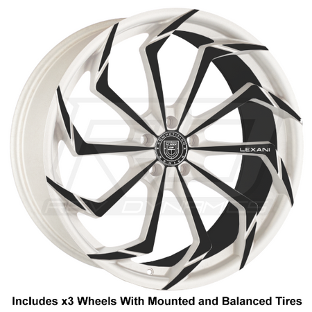 Lexani Static Slingshot 20" Front and 22" Wheel and Tire Package - Rev Dynamics