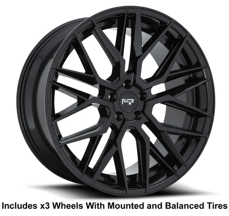 Niche Gamma 20" Slingshot Wheel and Tire Package - Rev Dynamics