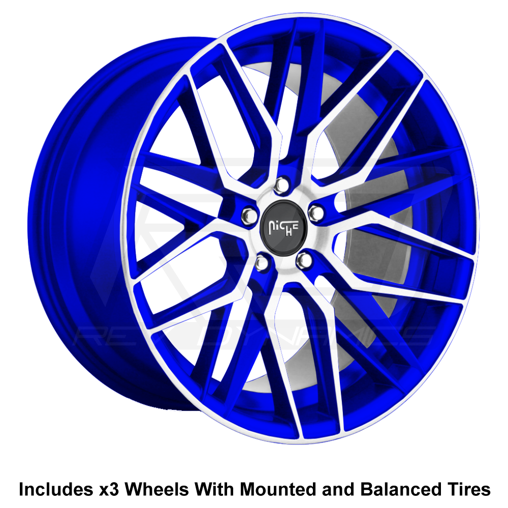 Niche Gamma 20" Slingshot Wheel and Tire Package - Rev Dynamics