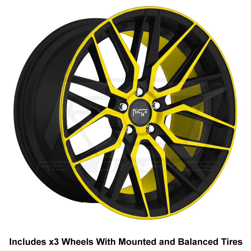 Niche Gamma 20" Slingshot Wheel and Tire Package - Rev Dynamics