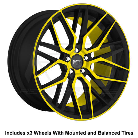 Niche Gamma 20" Slingshot Wheel and Tire Package - Rev Dynamics