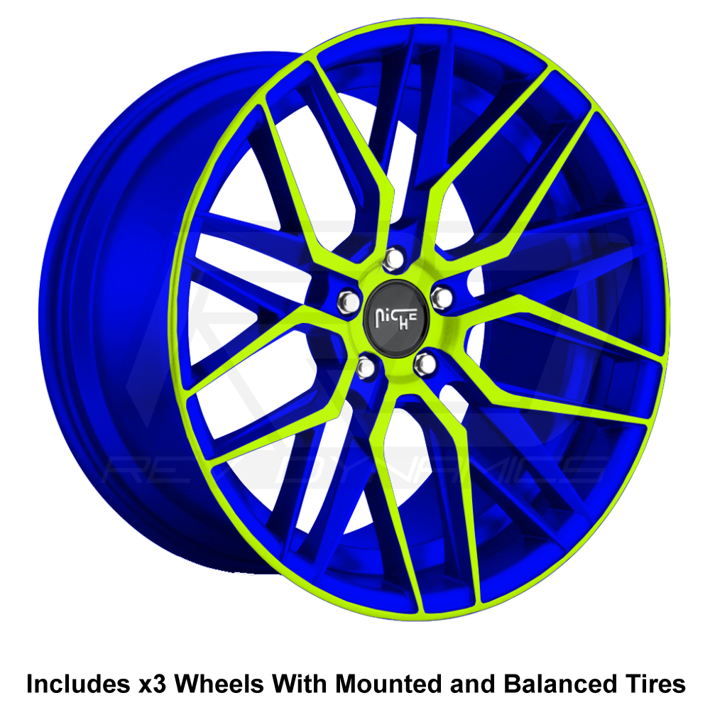 Niche Gamma 20" Slingshot Wheel and Tire Package - Rev Dynamics