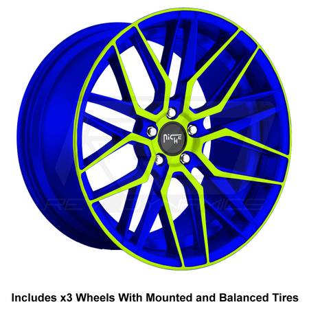 Niche Gamma 20" Slingshot Wheel and Tire Package - Rev Dynamics