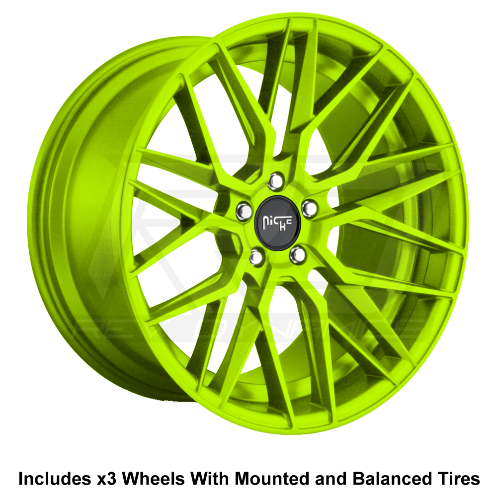 Niche Gamma 20" Slingshot Wheel and Tire Package - Rev Dynamics