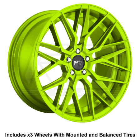 Niche Gamma 20" Slingshot Wheel and Tire Package - Rev Dynamics