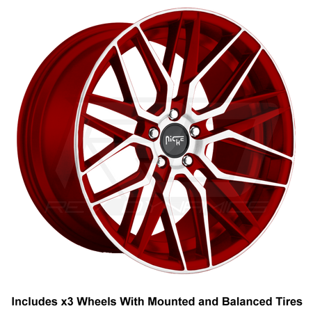 Niche Gamma 20" Slingshot Wheel and Tire Package - Rev Dynamics