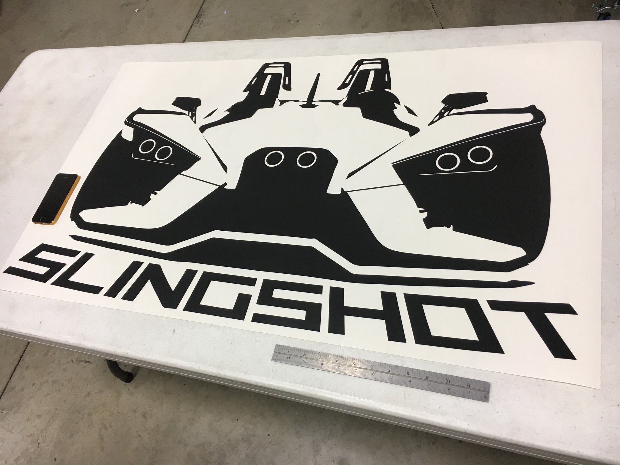 Polaris Slingshot Vinyl Wall Decal - Rev Dynamics