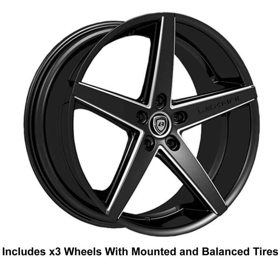 Lexani R-4 Slingshot 22" Wheel and Tire Package - Rev Dynamics