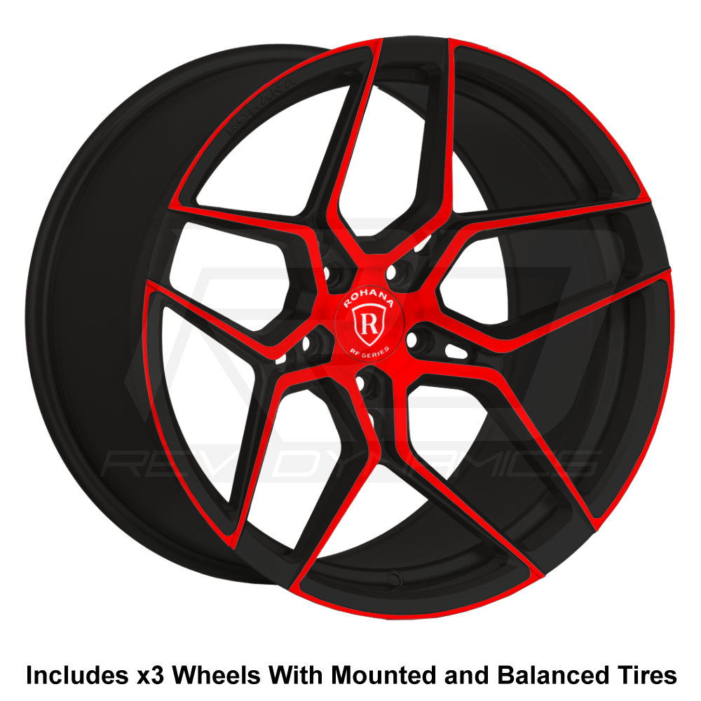 Rohana RFX11 Slingshot 20" Wheel and Tire Package - Rev Dynamics