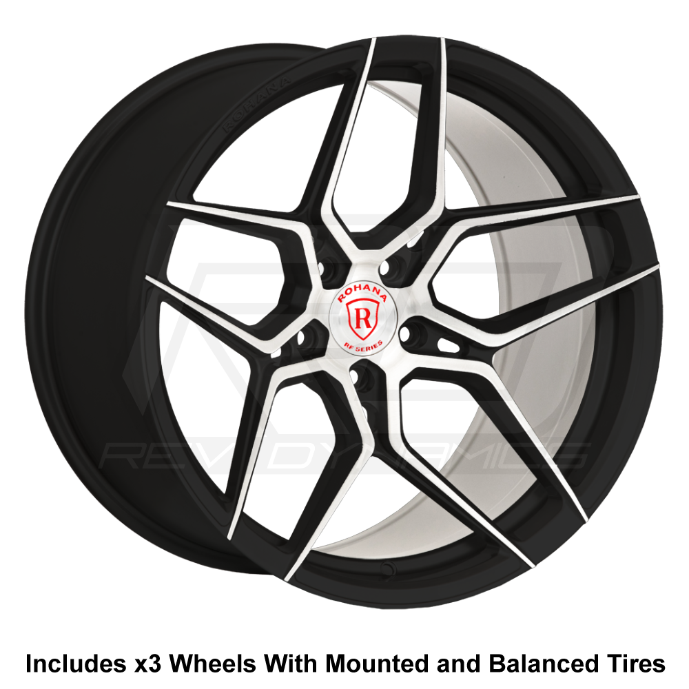 Rohana RFX11 Slingshot 20" Wheel and Tire Package - Rev Dynamics