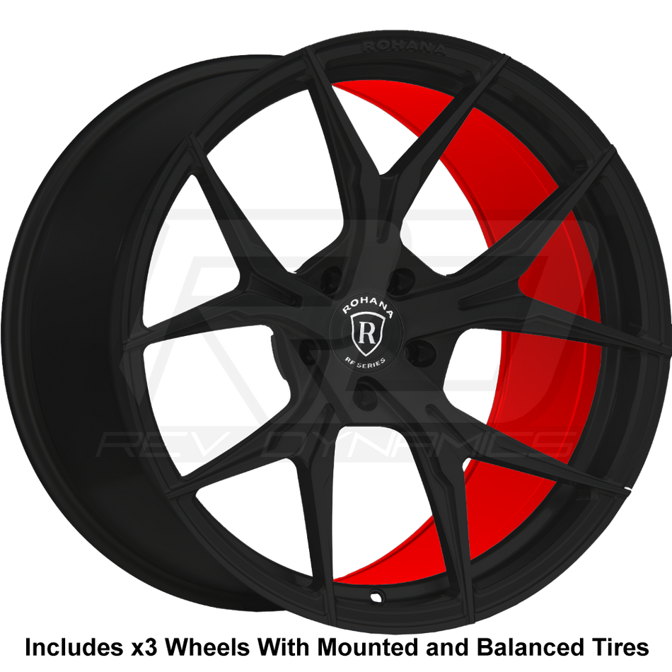 Rohana RFX5 Slingshot 22" Wheel and Tire Package - Rev Dynamics